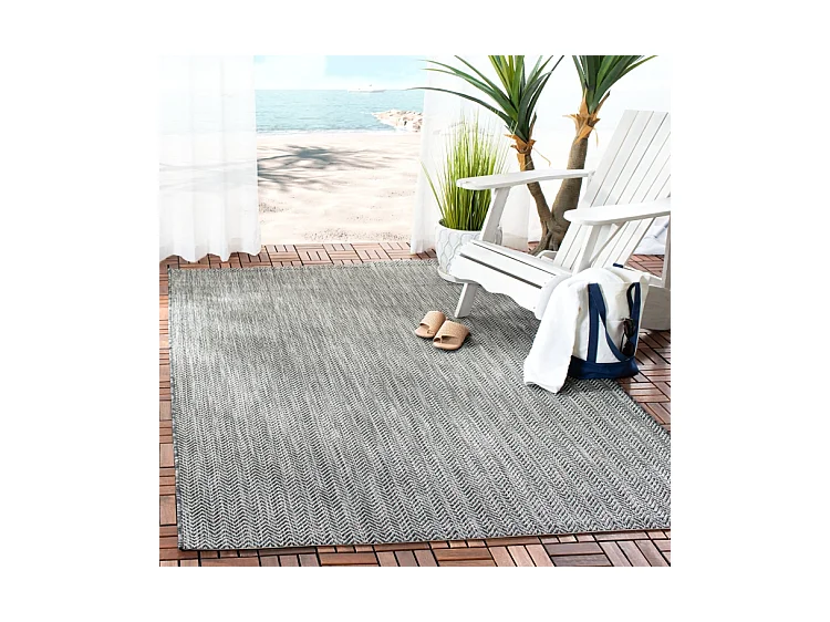 Tapis Noir/Beige 122 X 170 cm - Serenna