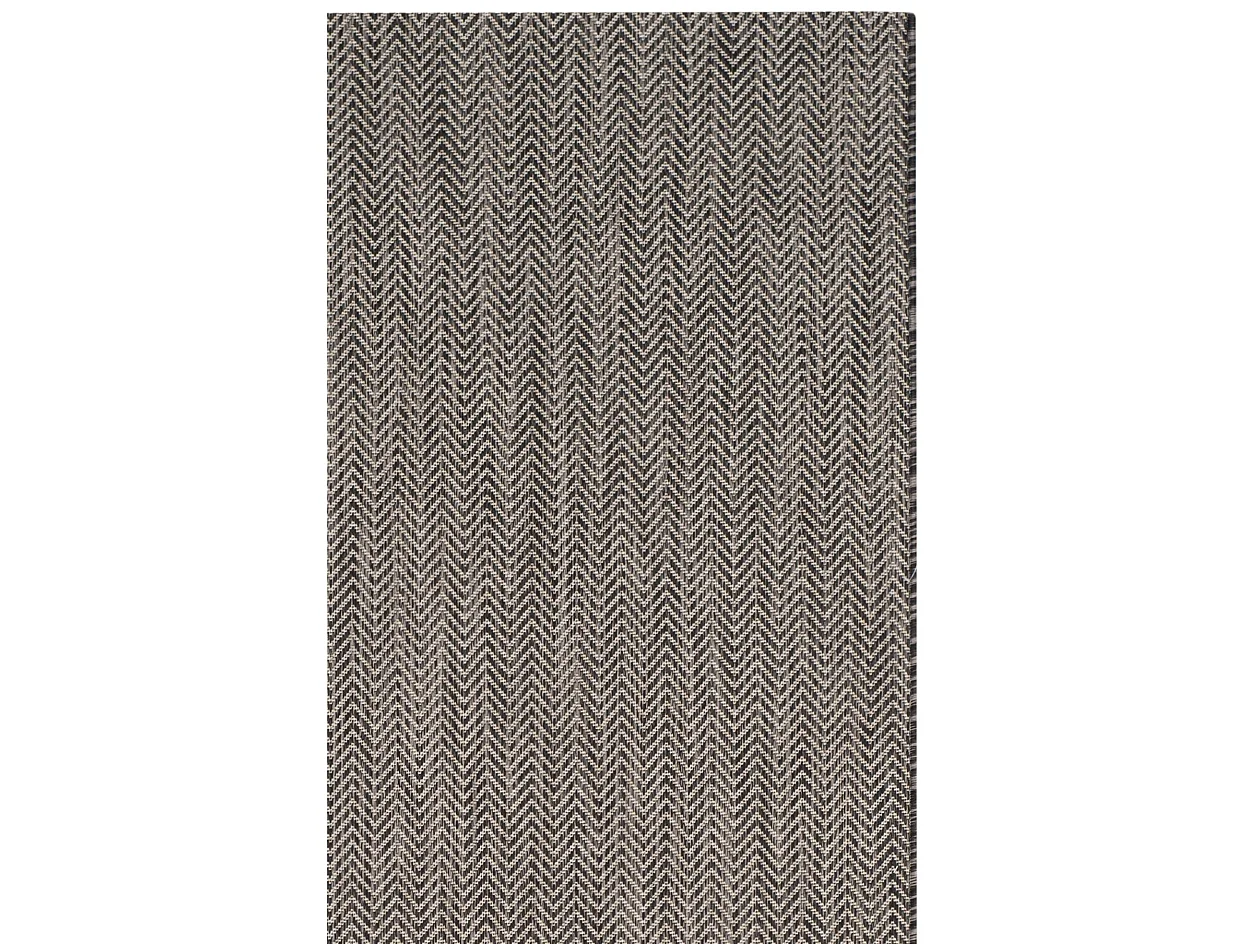 Tapis Noir/Beige 122 X 170 cm - Serenna