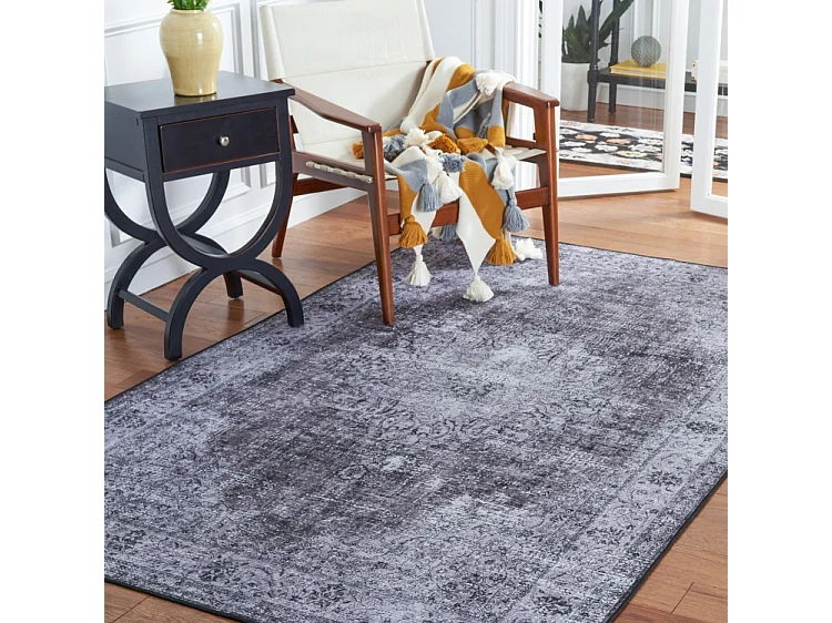 Tapis Noir/Gris 152 X 244 cm - Veda