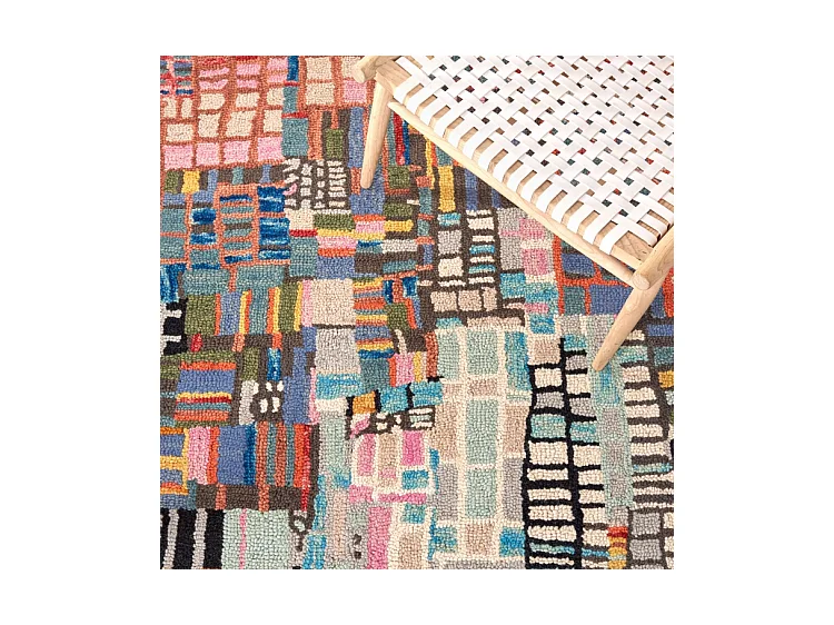 Tapis Ivoire/Noir 61 X 91 cm - Maren