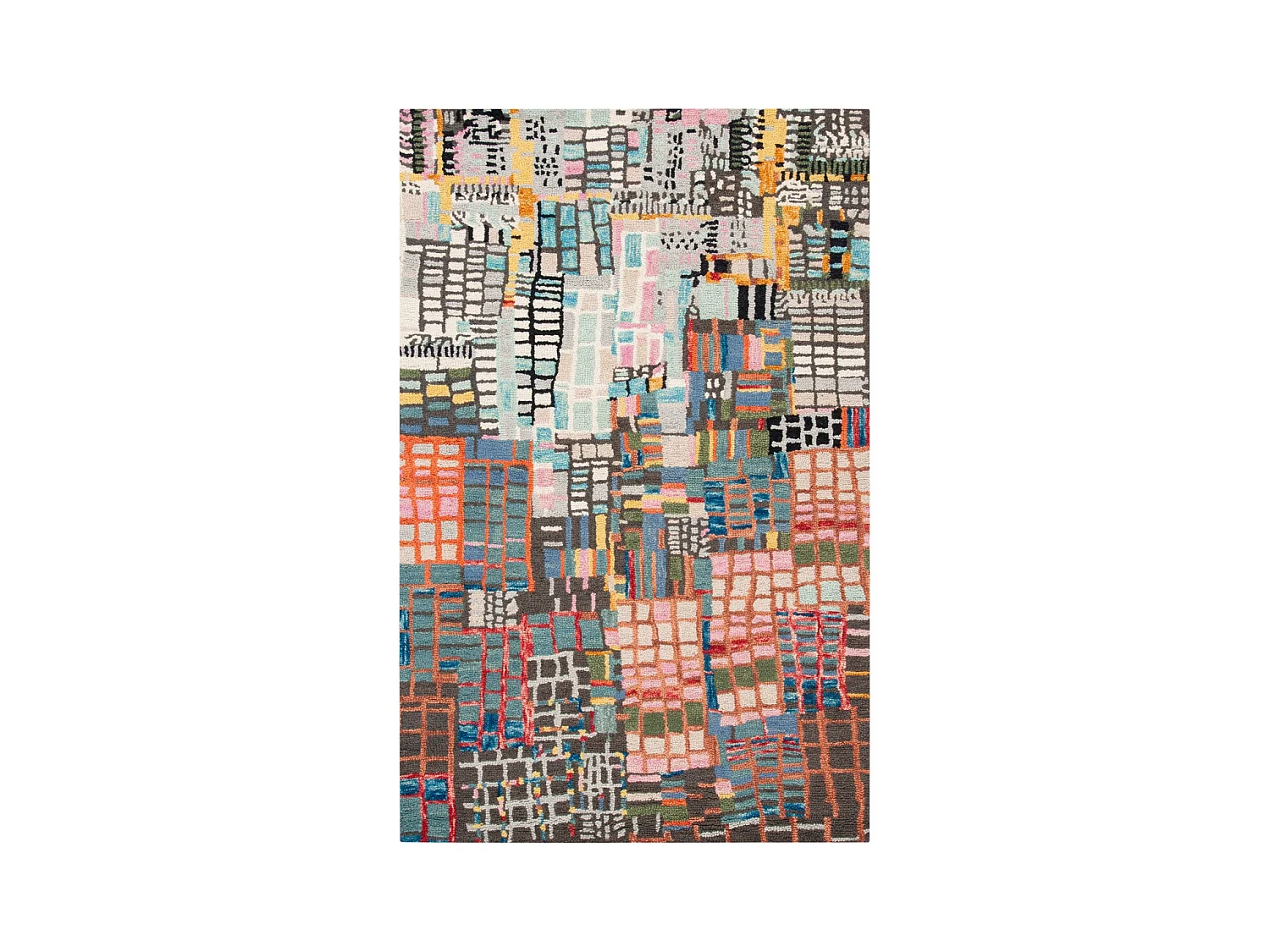 Tapis Ivoire/Noir 61 X 91 cm - Maren