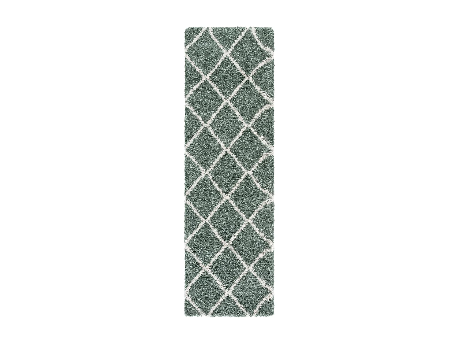 Tapis Vert/Ivoire 69 X 244 cm - Myla