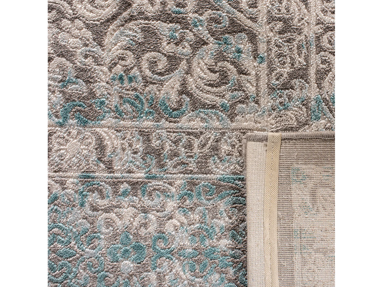 Tapis Bleu/Neutre 201 X 279 cm - Amala