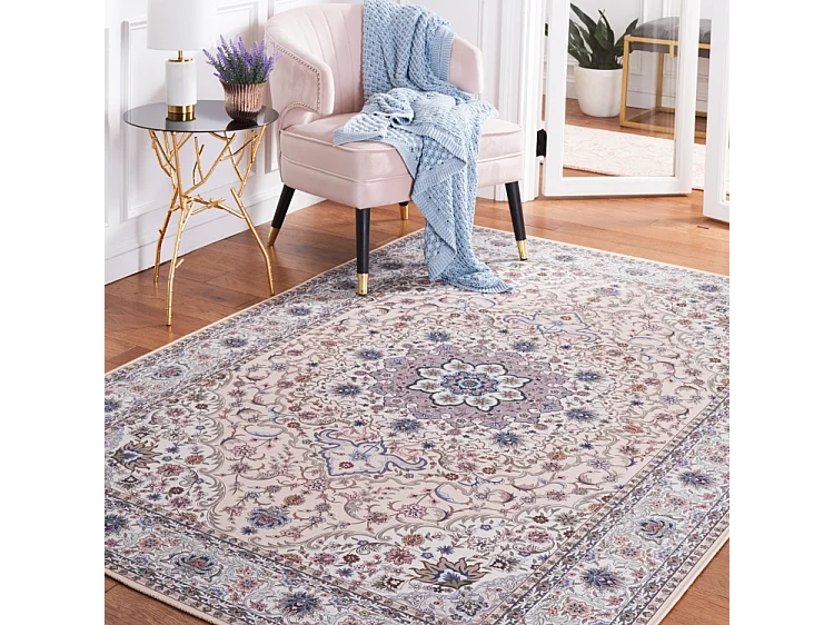 Tapis Vert/Beige 152 X 244 cm - Isleen