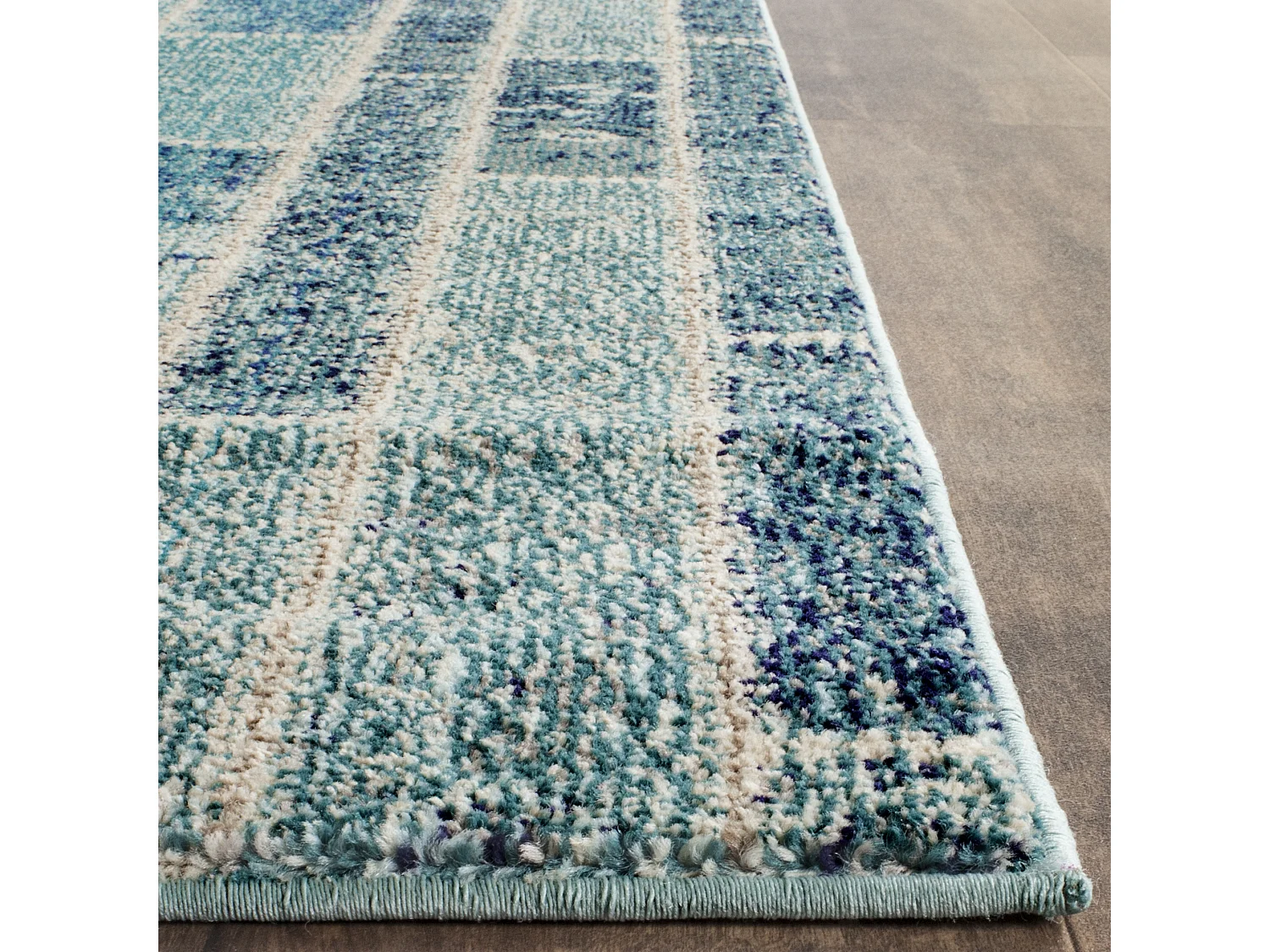 Tapis Bleu/Multicolore 122 X 170 cm - Effi