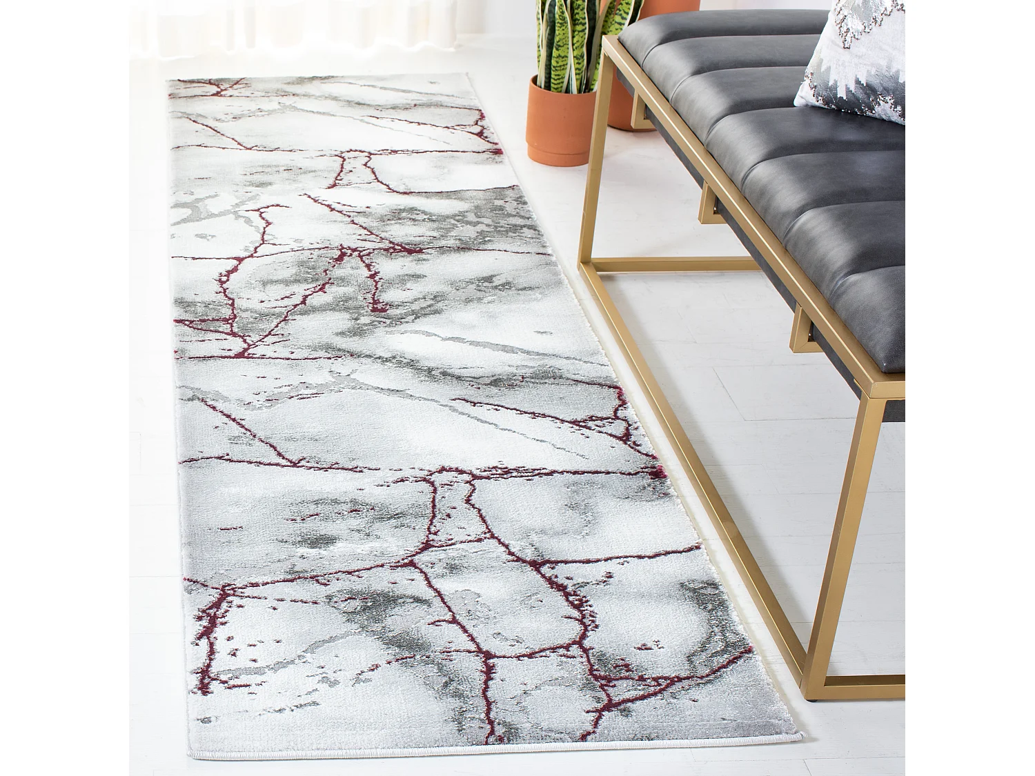 Tapis Gris 69 X 244 cm - Margaretha