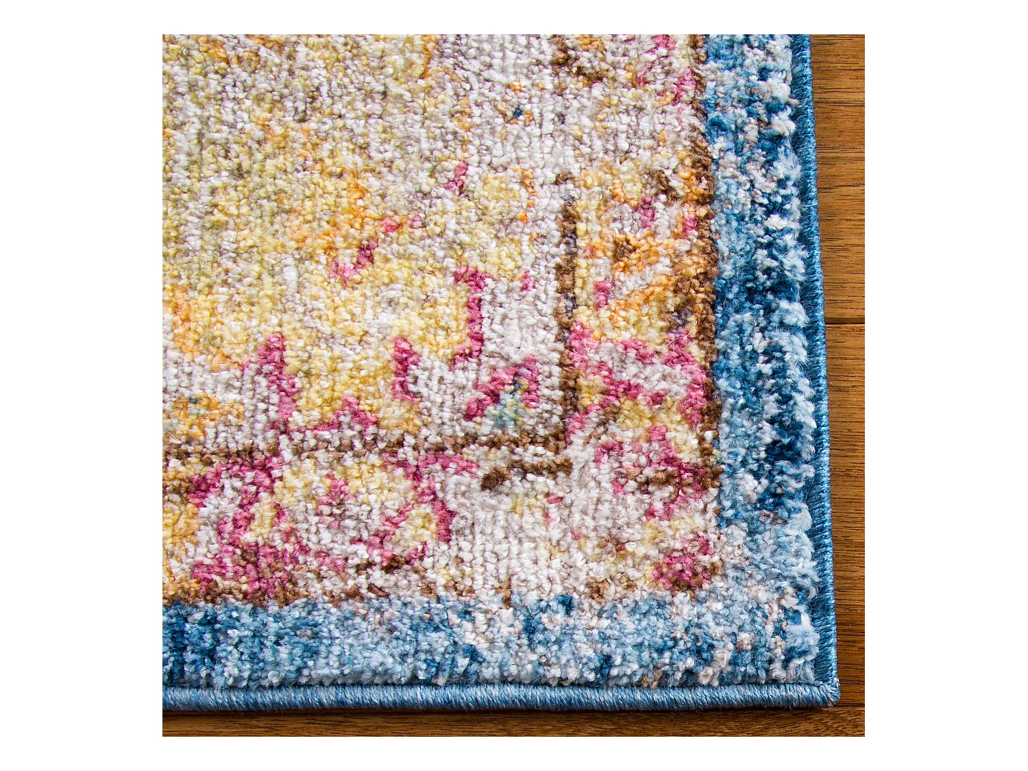 Tapis Bleu/Neutre 91 X 152 cm - Hadarah