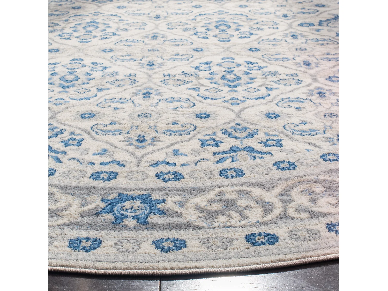 Tapis Gris/Bleu 91 X 152 cm - Teresse