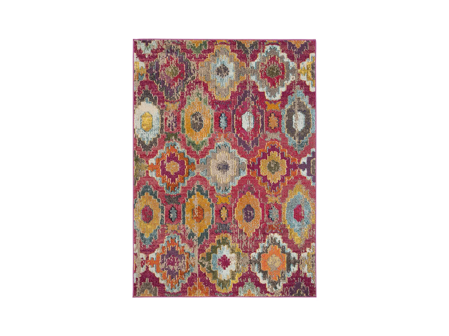 Tapis Rouge/Bleu 122 X 170 cm - Vanessa