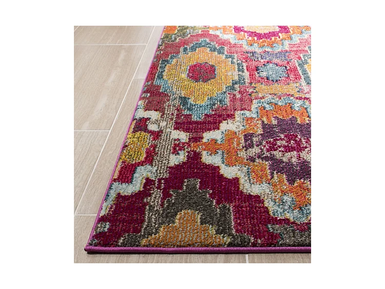 Tapis Rouge/Bleu 122 X 170 cm - Vanessa