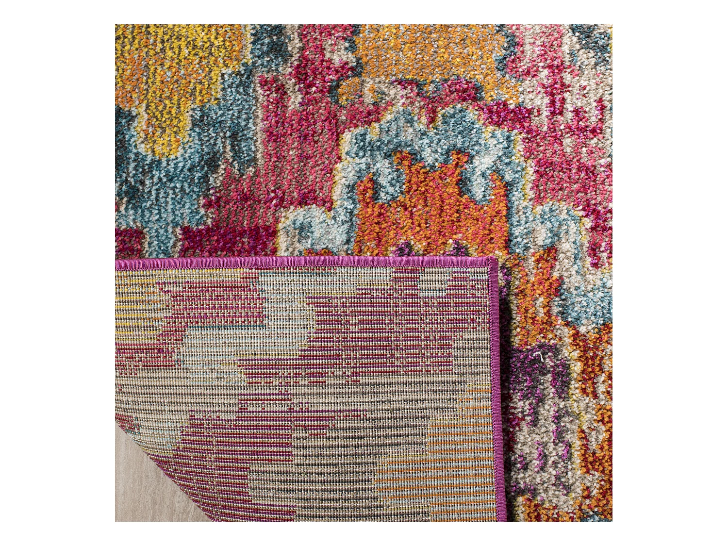 Tapis Rouge/Bleu 122 X 170 cm - Vanessa