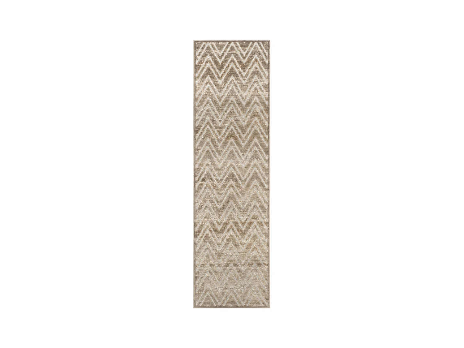 Tapis Marron/Neutre 66 X 244 cm - Tobago