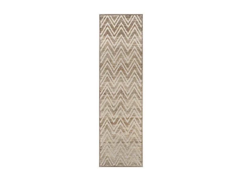 Tapis Marron/Neutre 66 X 244 cm - Tobago