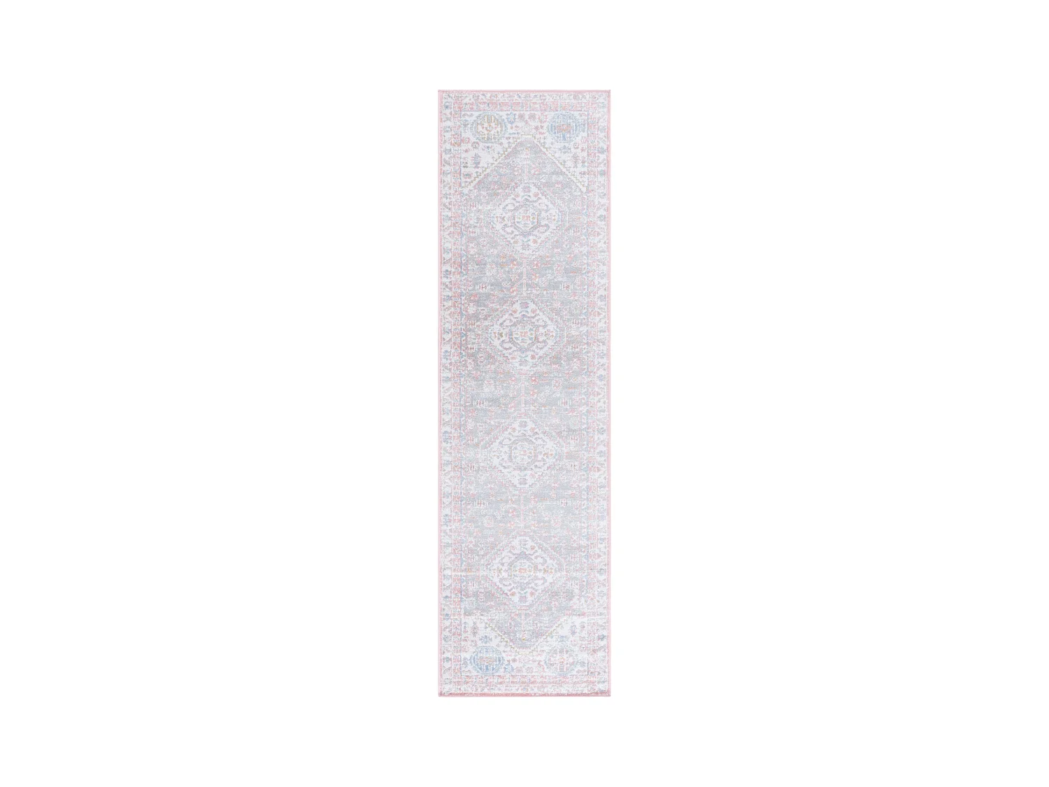 Tapis Ivoire/Bleu 66 X 244 cm - Clementina