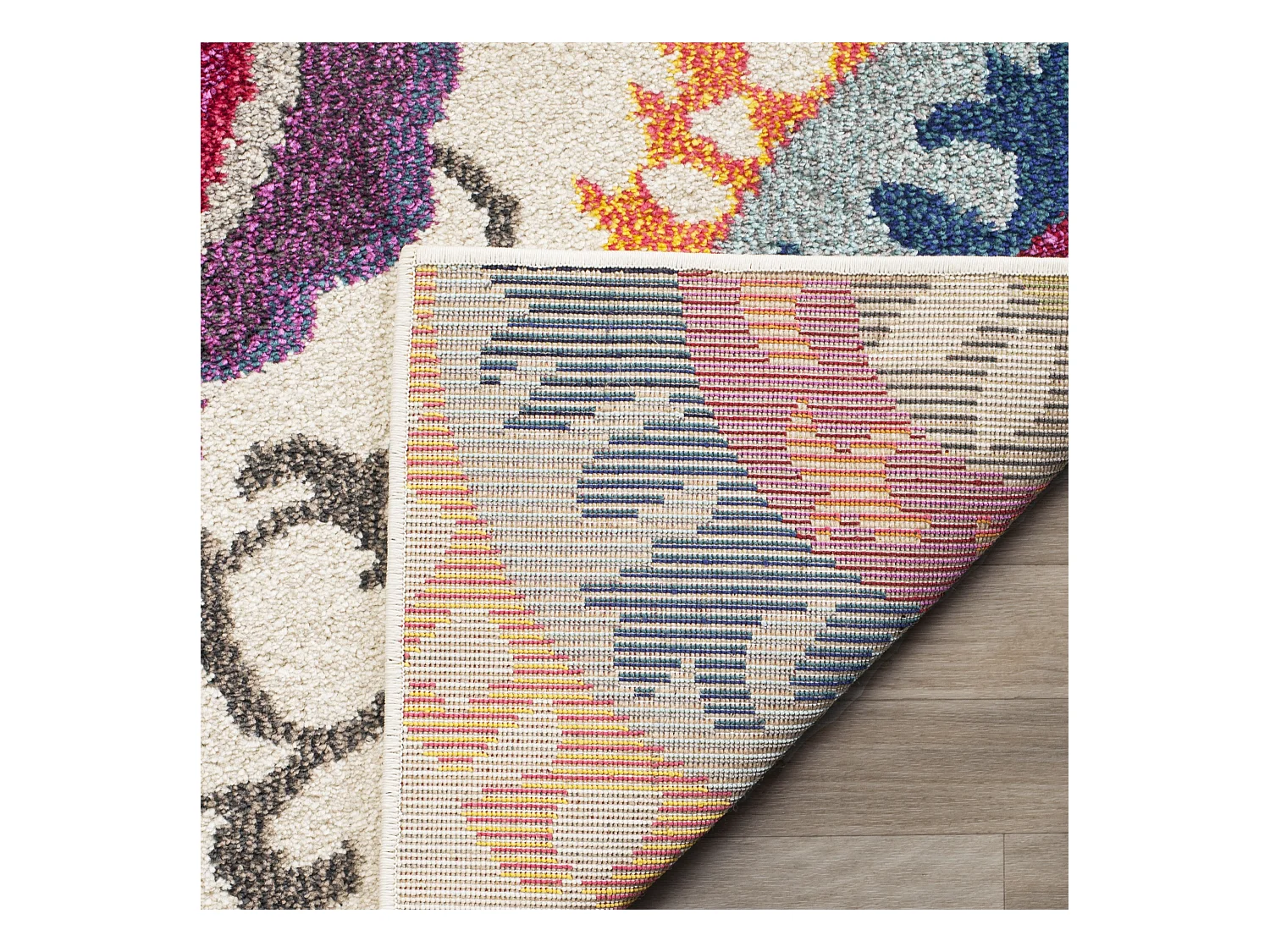 Tapis Neutre/Multicolore 122 X 170 cm - Manteca