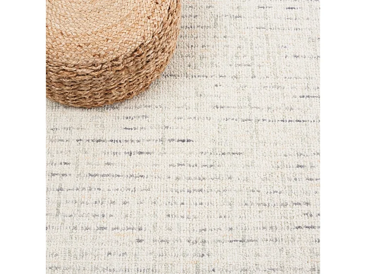 Tapis Ivoire/Gris clair 91 X 152 cm - Alouette