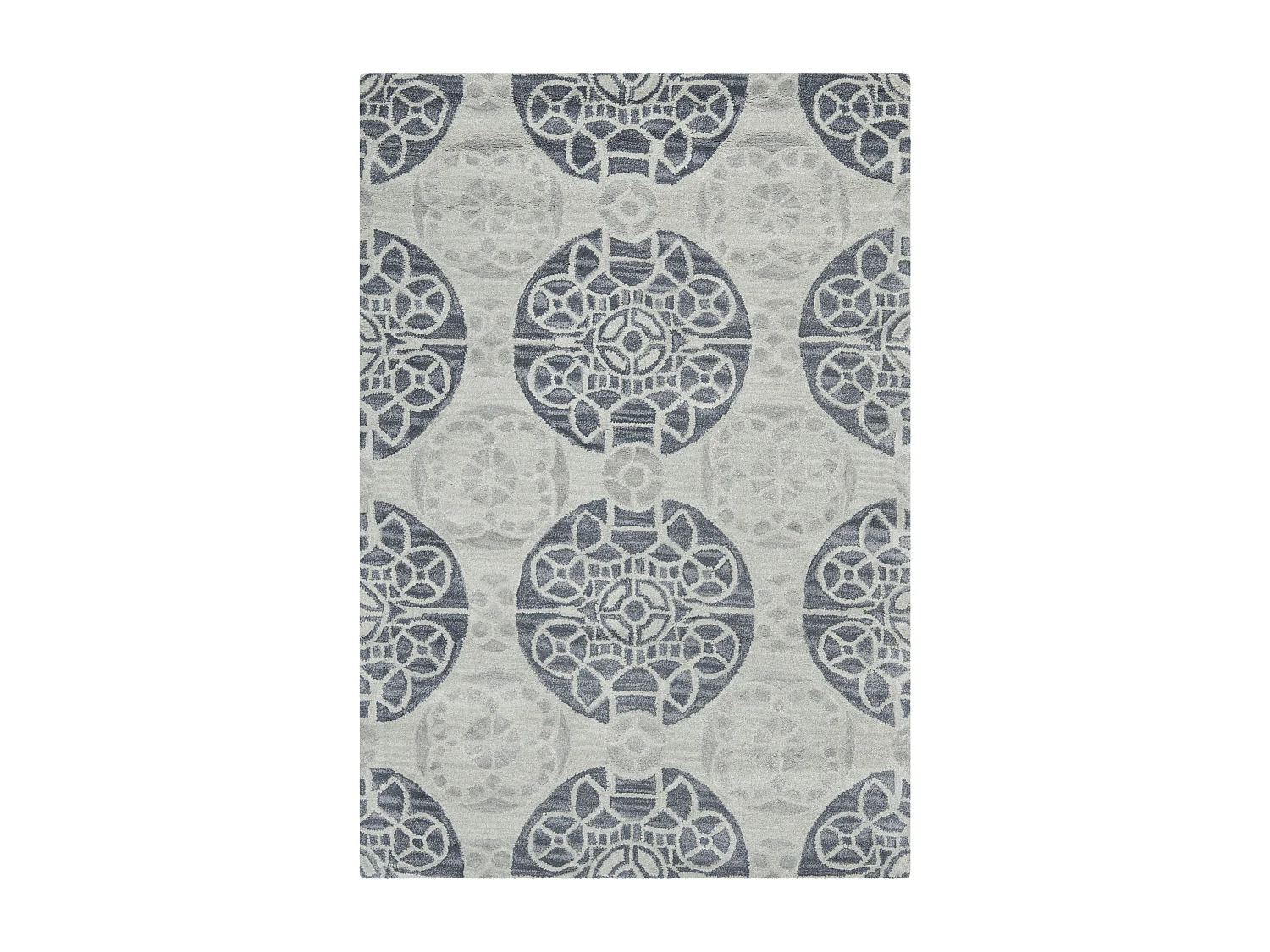 Tapis Gris/Bleu 122 X 183 cm - Mali