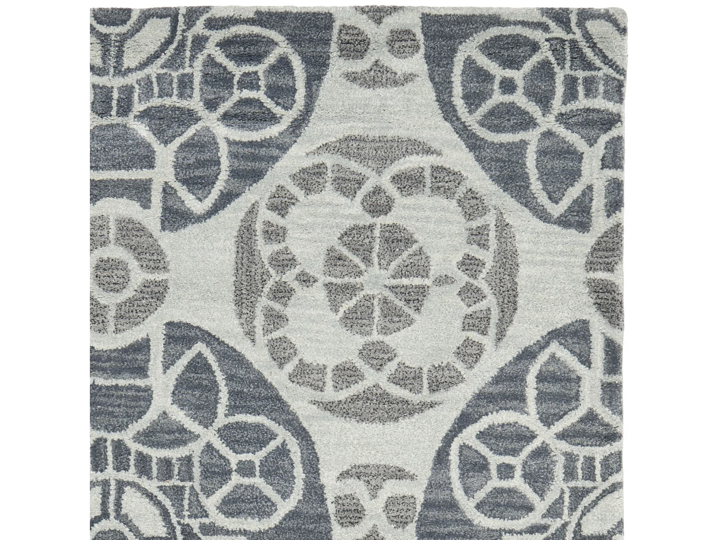 Tapis Gris/Bleu 122 X 183 cm - Mali