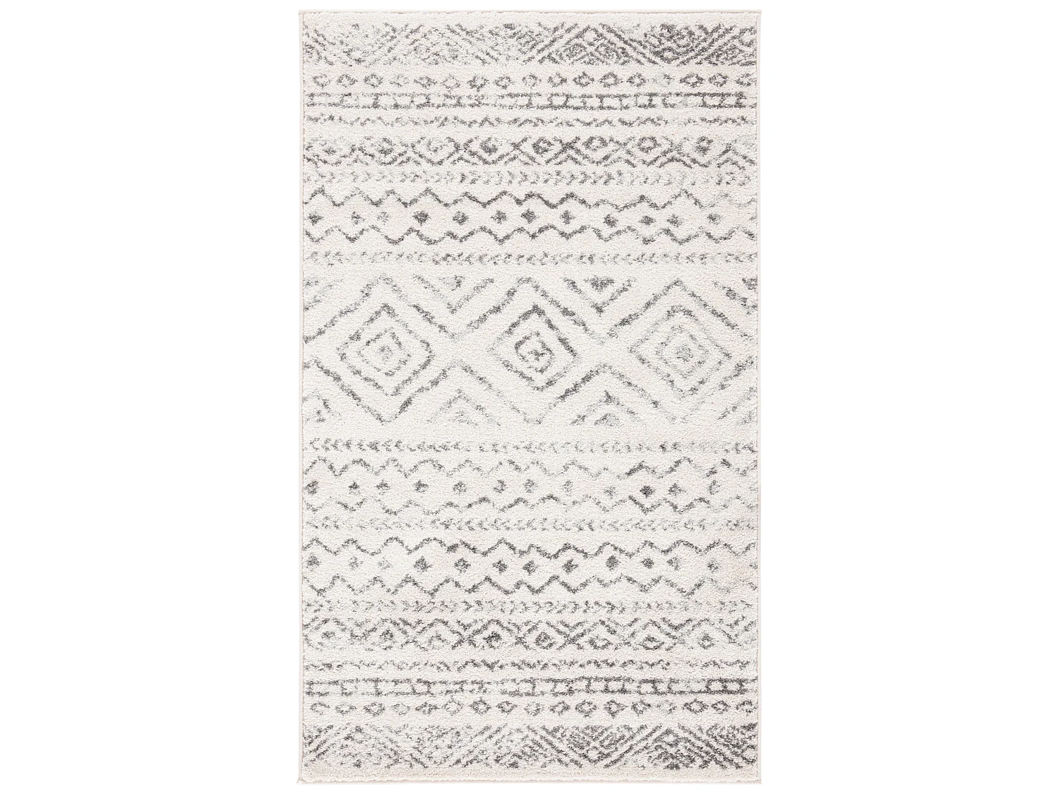 Tapis Neutre/Gris 122 X 183 cm - Makayla