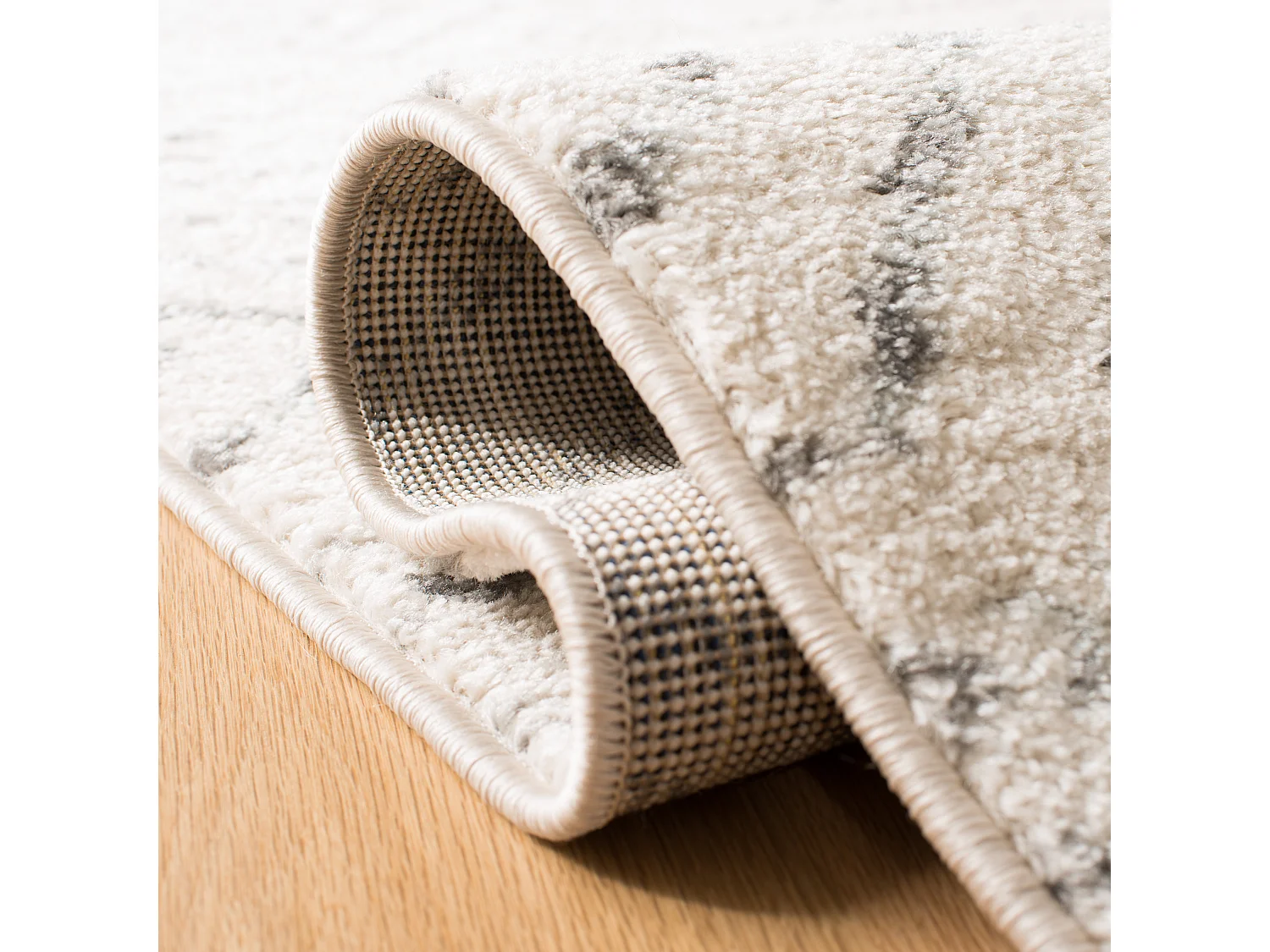 Tapis Neutre/Gris 122 X 183 cm - Makayla