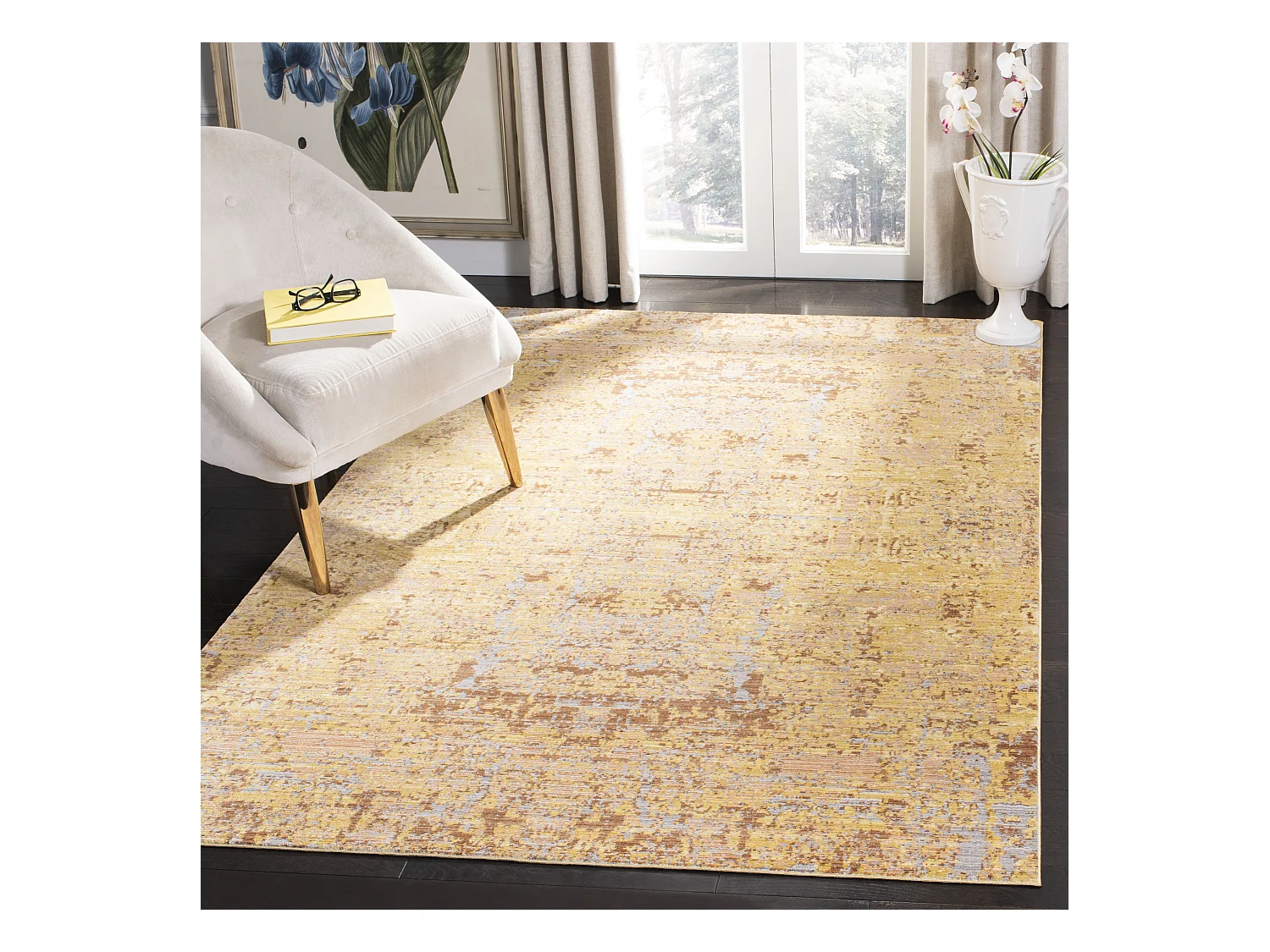 Tapis Or/Multicolore 152 X 244 cm - Ariella
