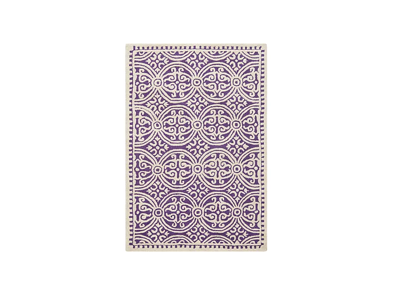 Tapis Violet/Ivoire 91 X 152 cm - Roby