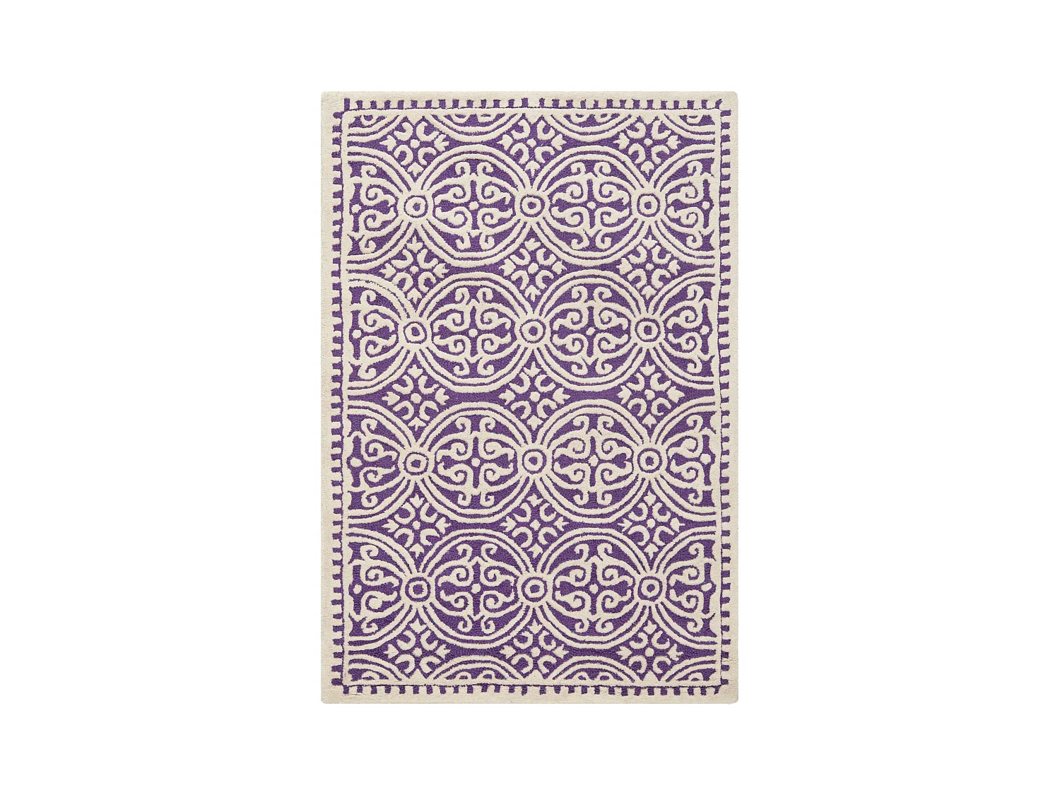 Tapis Violet/Ivoire 91 X 152 cm - Roby