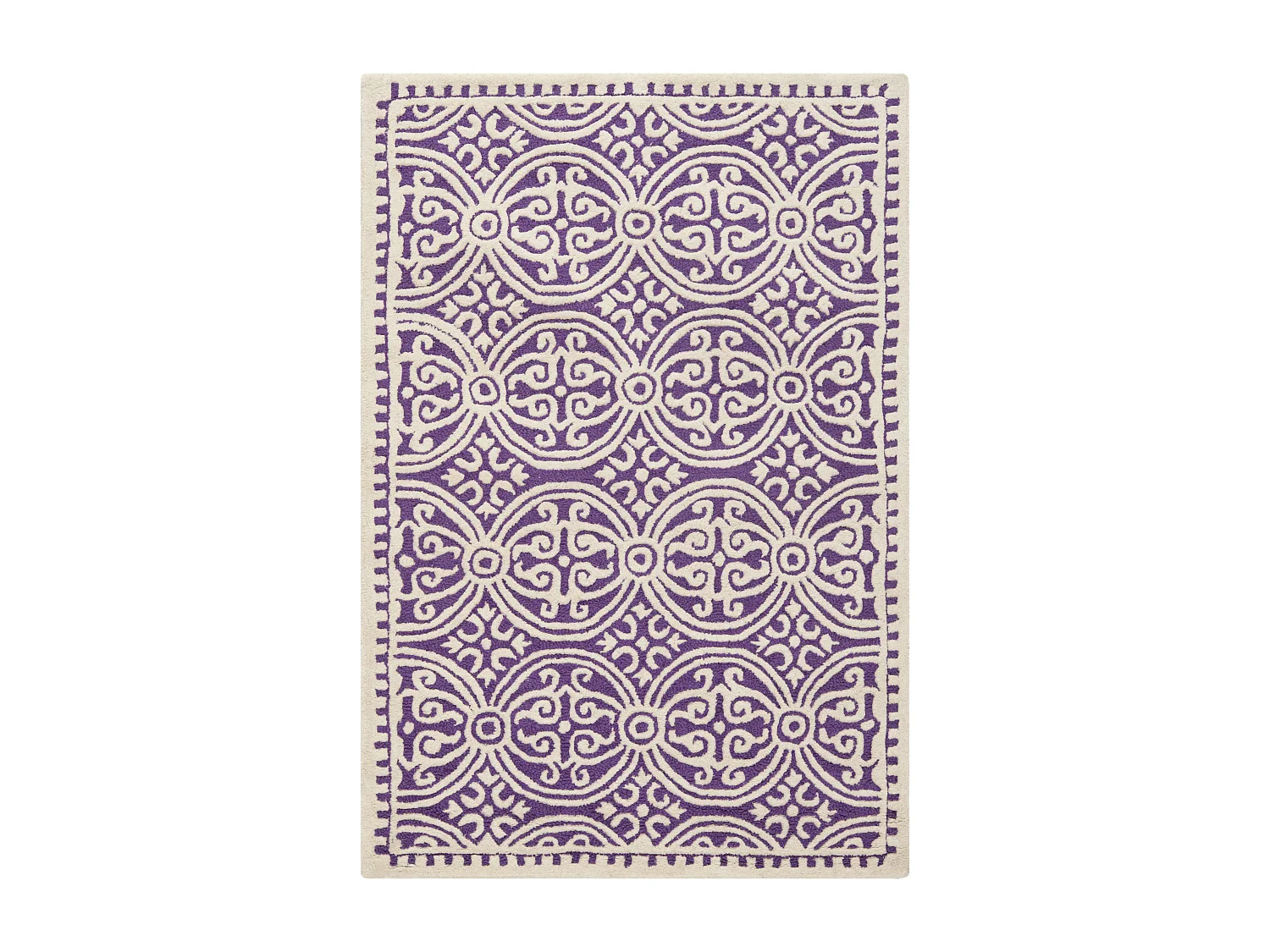 Tapis Violet/Ivoire 91 X 152 cm - Roby