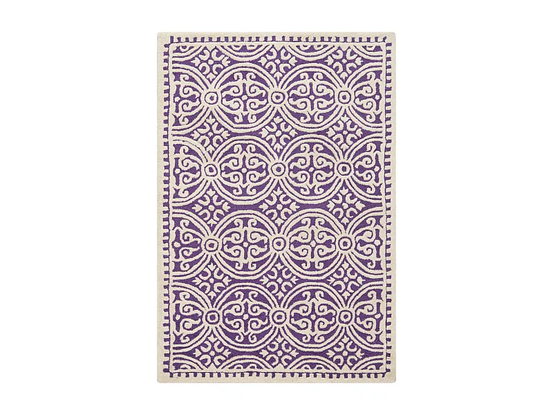 Tapis Violet/Ivoire 91 X 152 cm - Roby