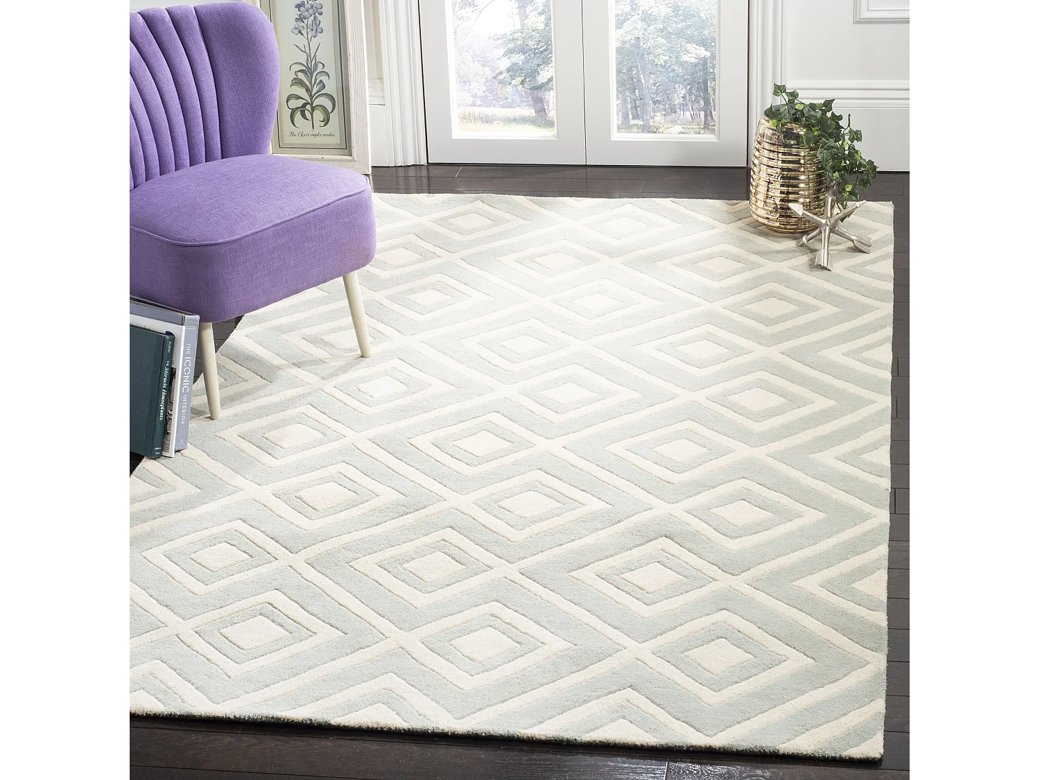 Tapis Gris/Neutre 152 X 244 cm - Verity