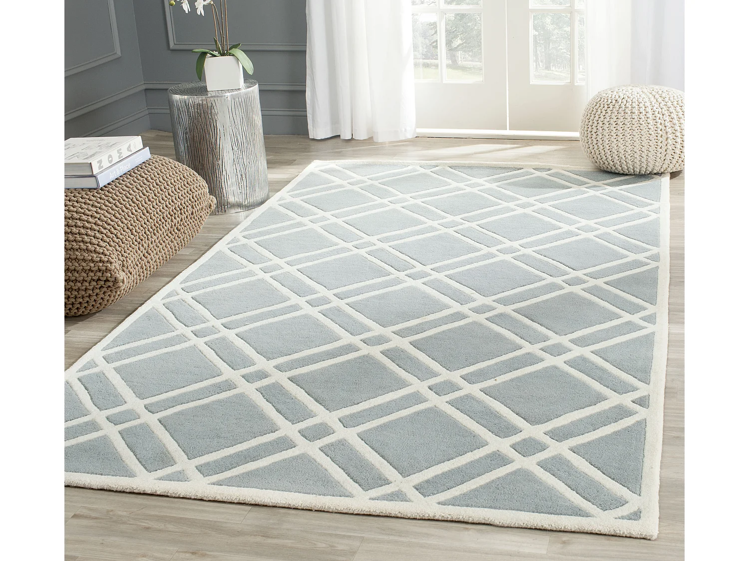 Tapis Bleu/Neutre 152 X 244 cm - Cameron