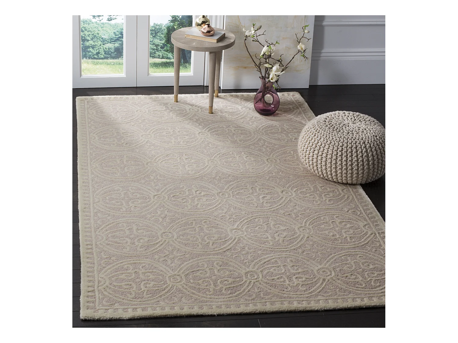 Tapis Rose/Neutre 183 X 274 cm - Roby
