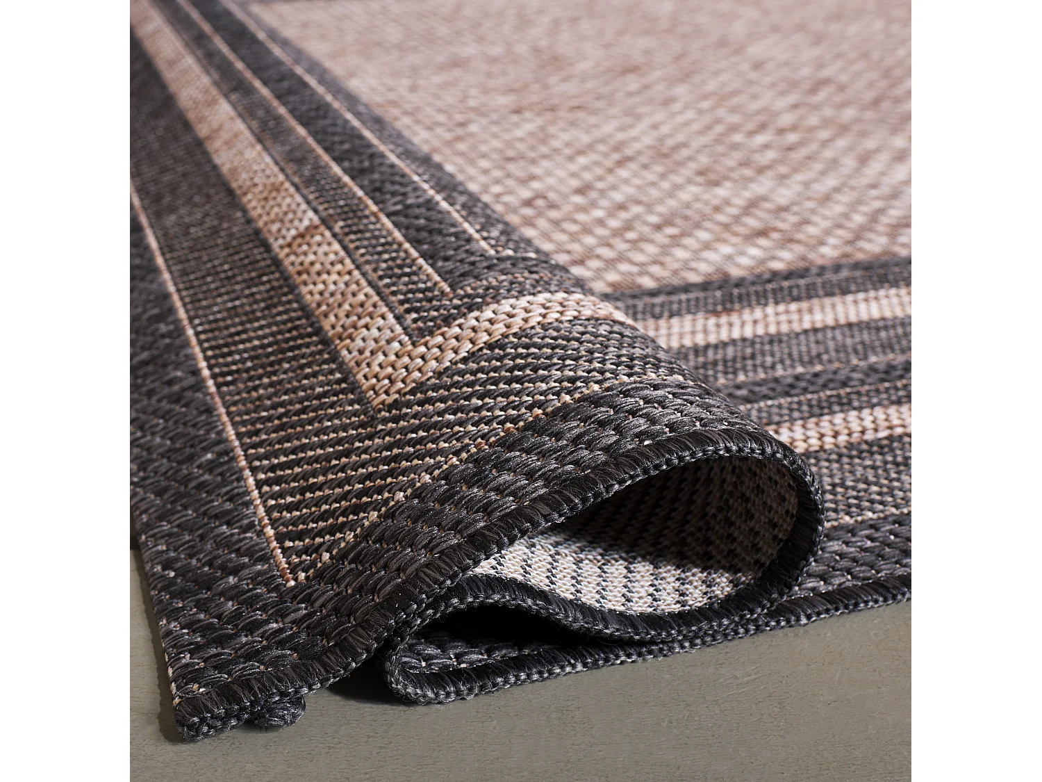 Tapis Naturel/Noir 201 X 290 cm - Anwen