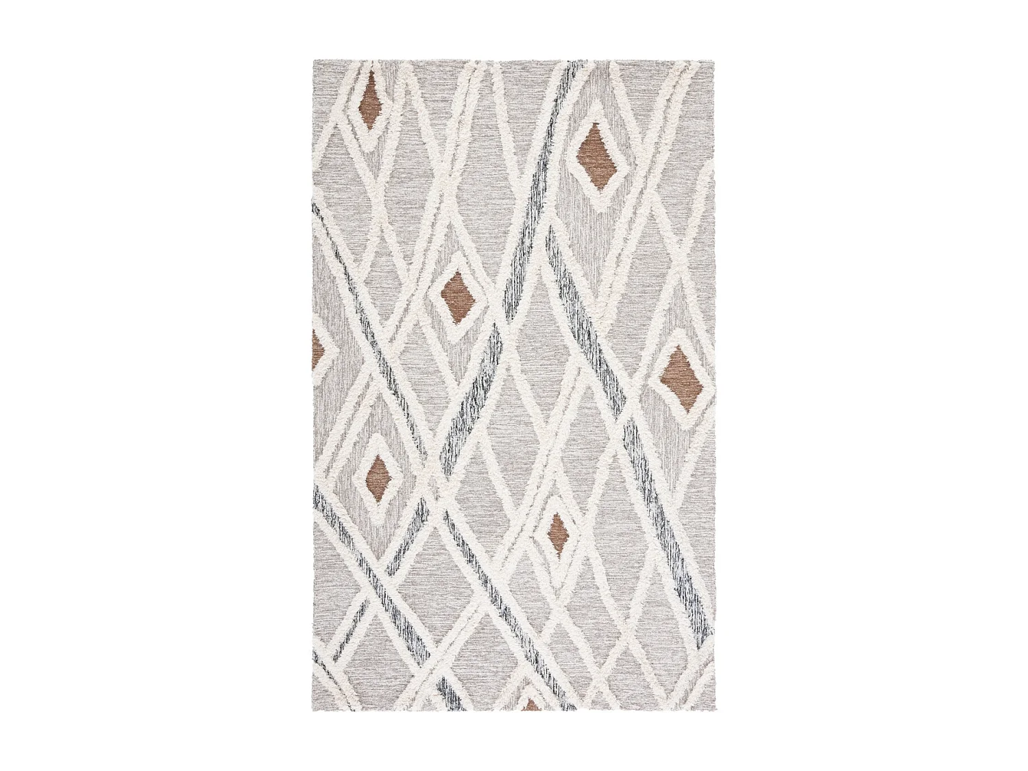 Tapis Gris/Ivoire 61 X 91 cm - Vienna