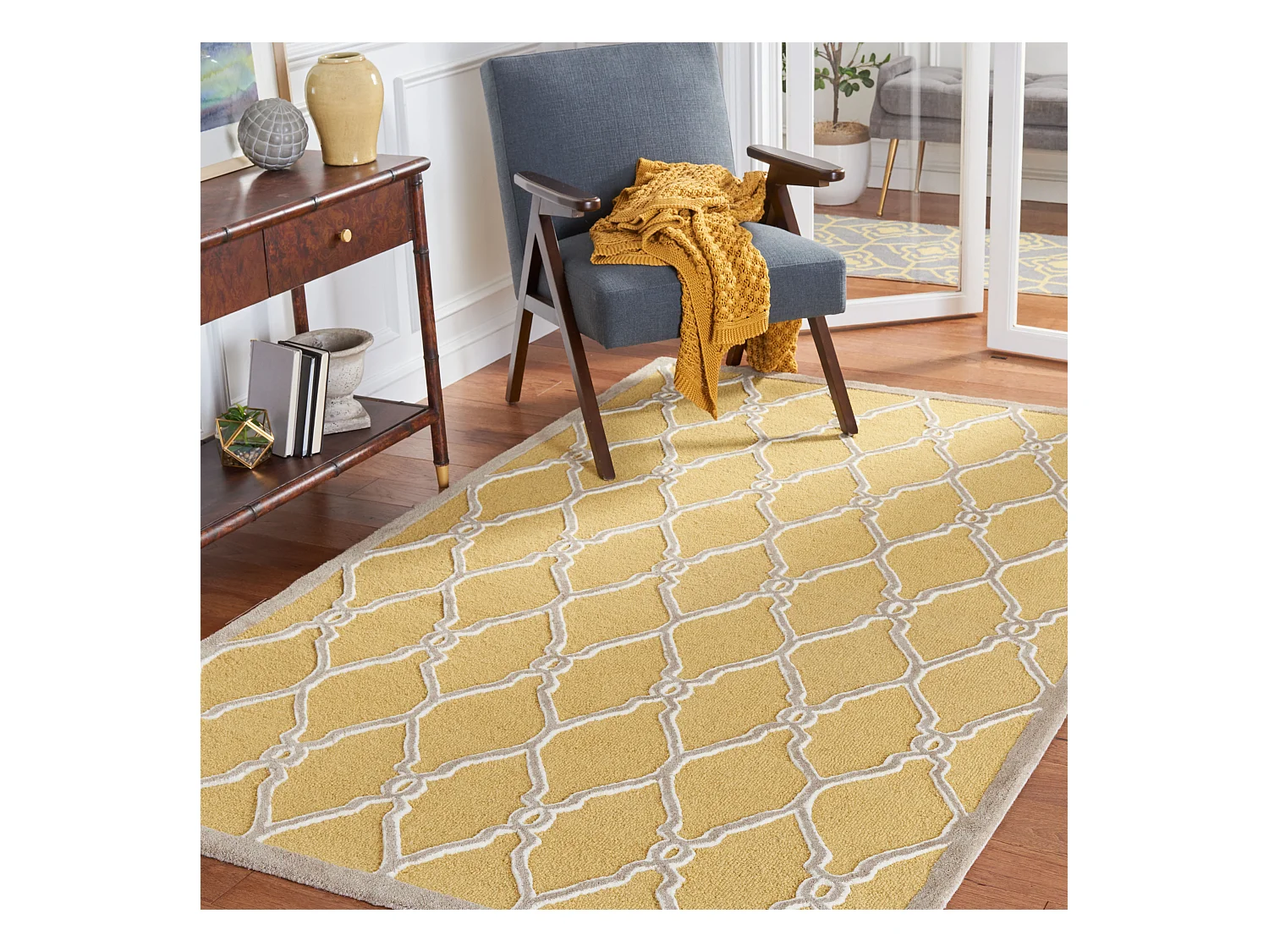 Tapis Or/Neutre 122 X 183 cm - Augusta