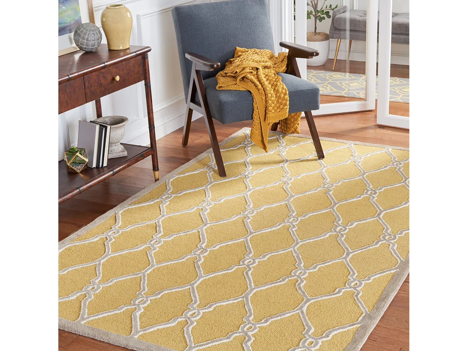 Tapis Or/Neutre 122 X 183 cm - Augusta