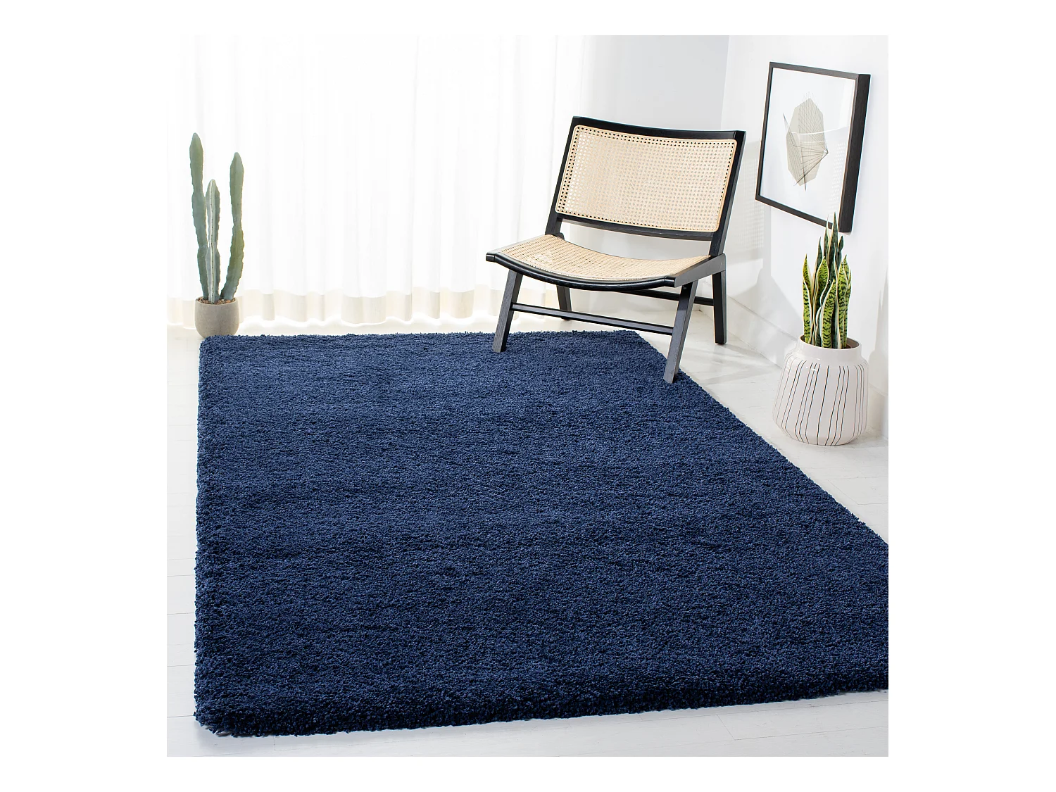 Tapis Bleu Marine 122 X 183 cm - Bowery