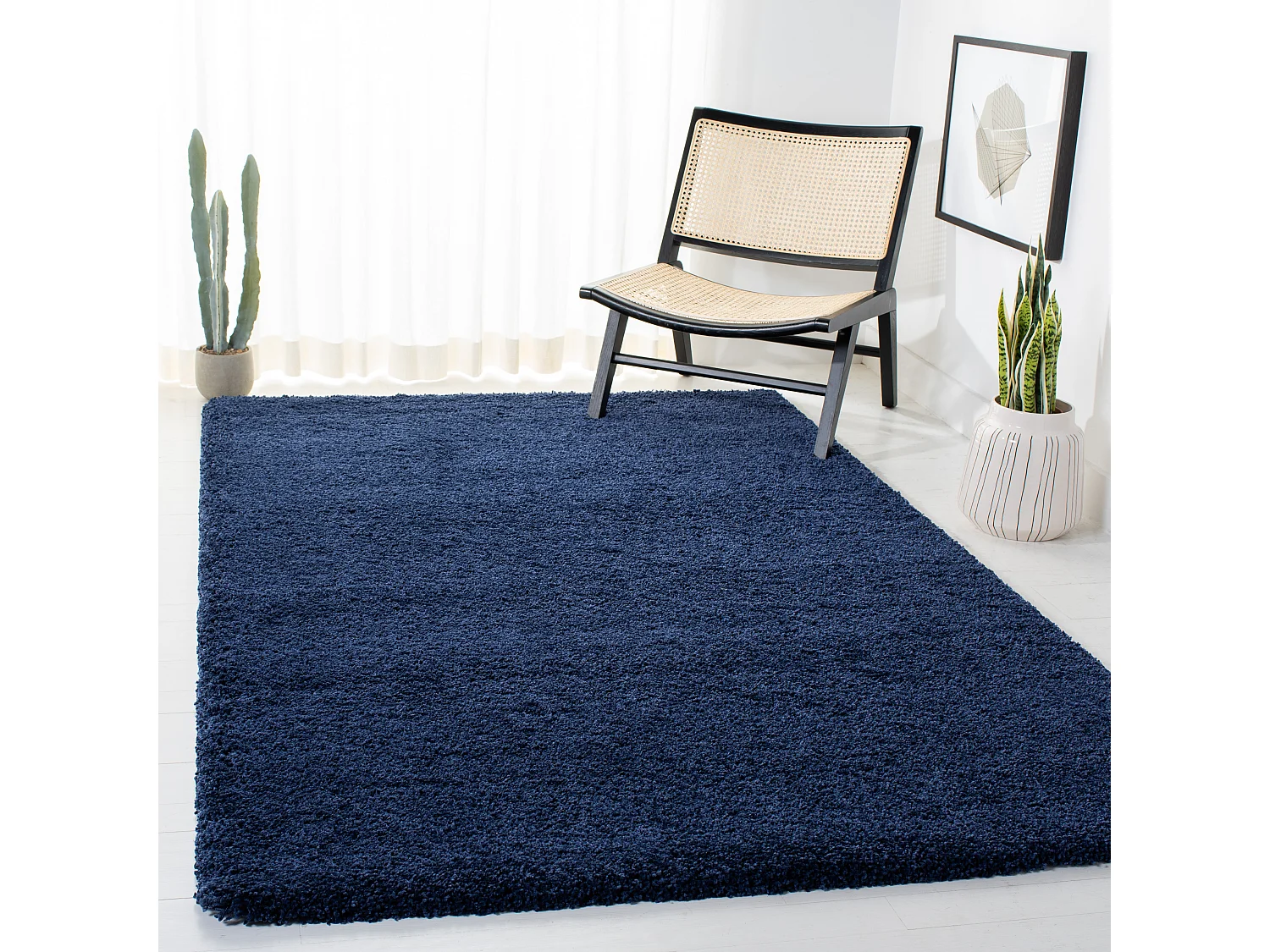 Tapis Bleu Marine 122 X 183 cm - Bowery