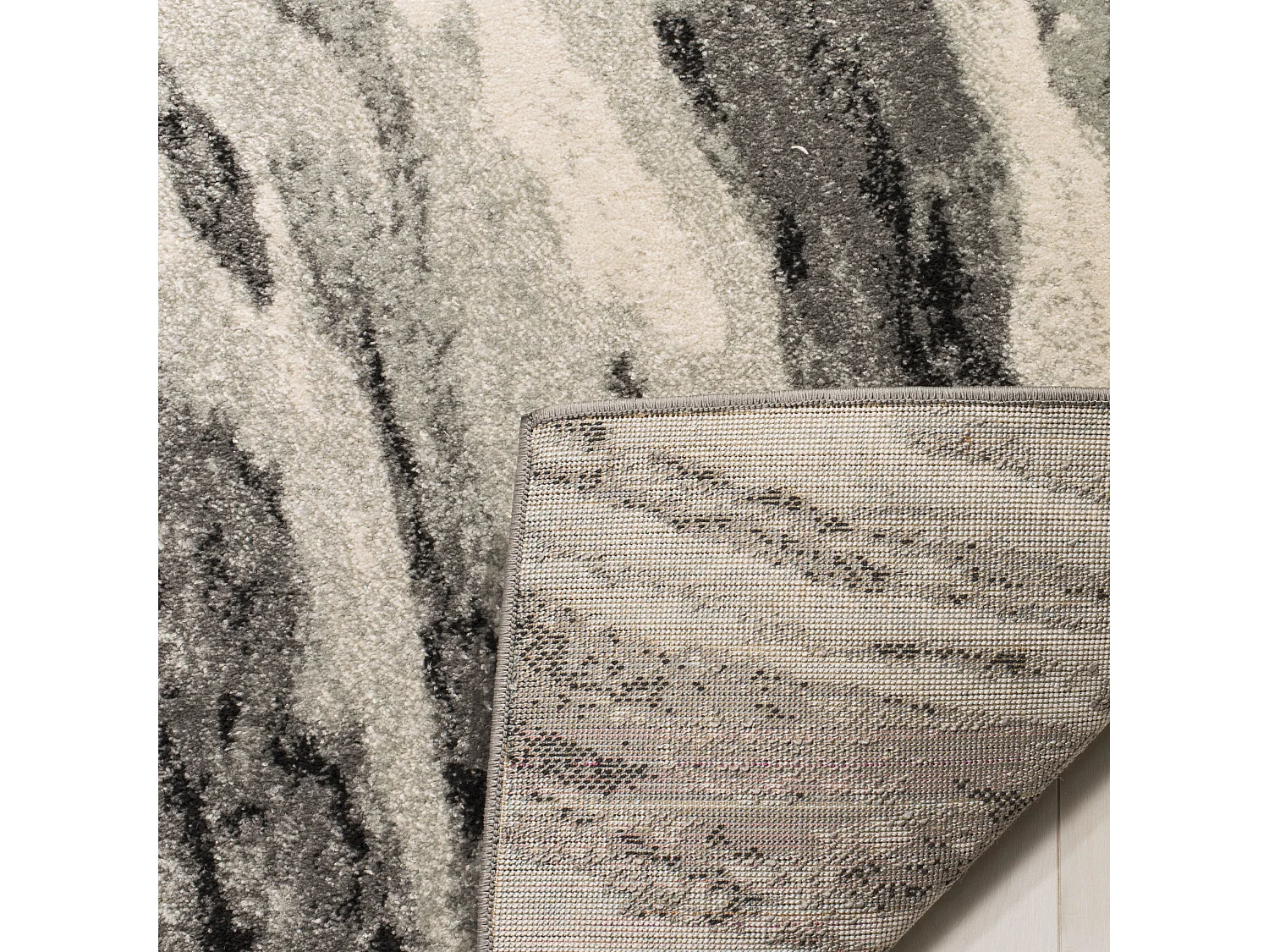 Tapis Neutre/Gris 122 X 183 cm - Yaryna