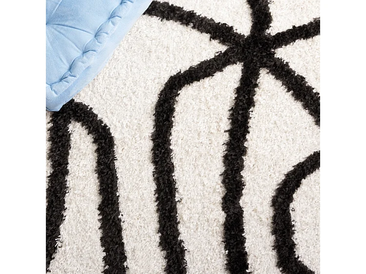 Tapis Ivoire/Noir 122 X 183 cm - Verena