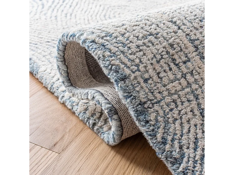 Tapis Ivoire/Bleu 91 X 152 cm - Alaska
