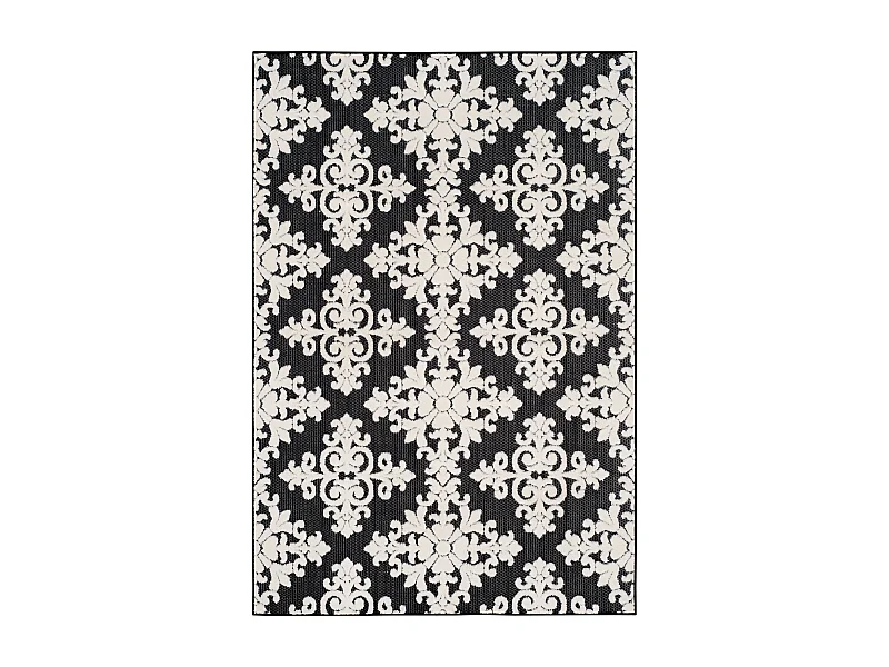 Tapis Noir/Neutre 201 X 290 cm - Zoa