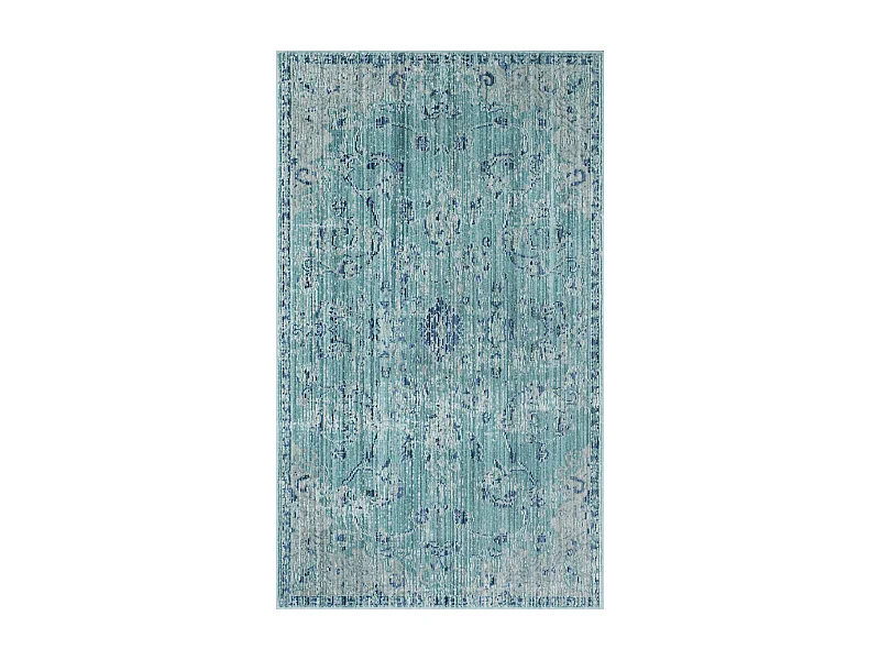 Tapis Bleu/Multicolore 91 X 152 cm - Haven