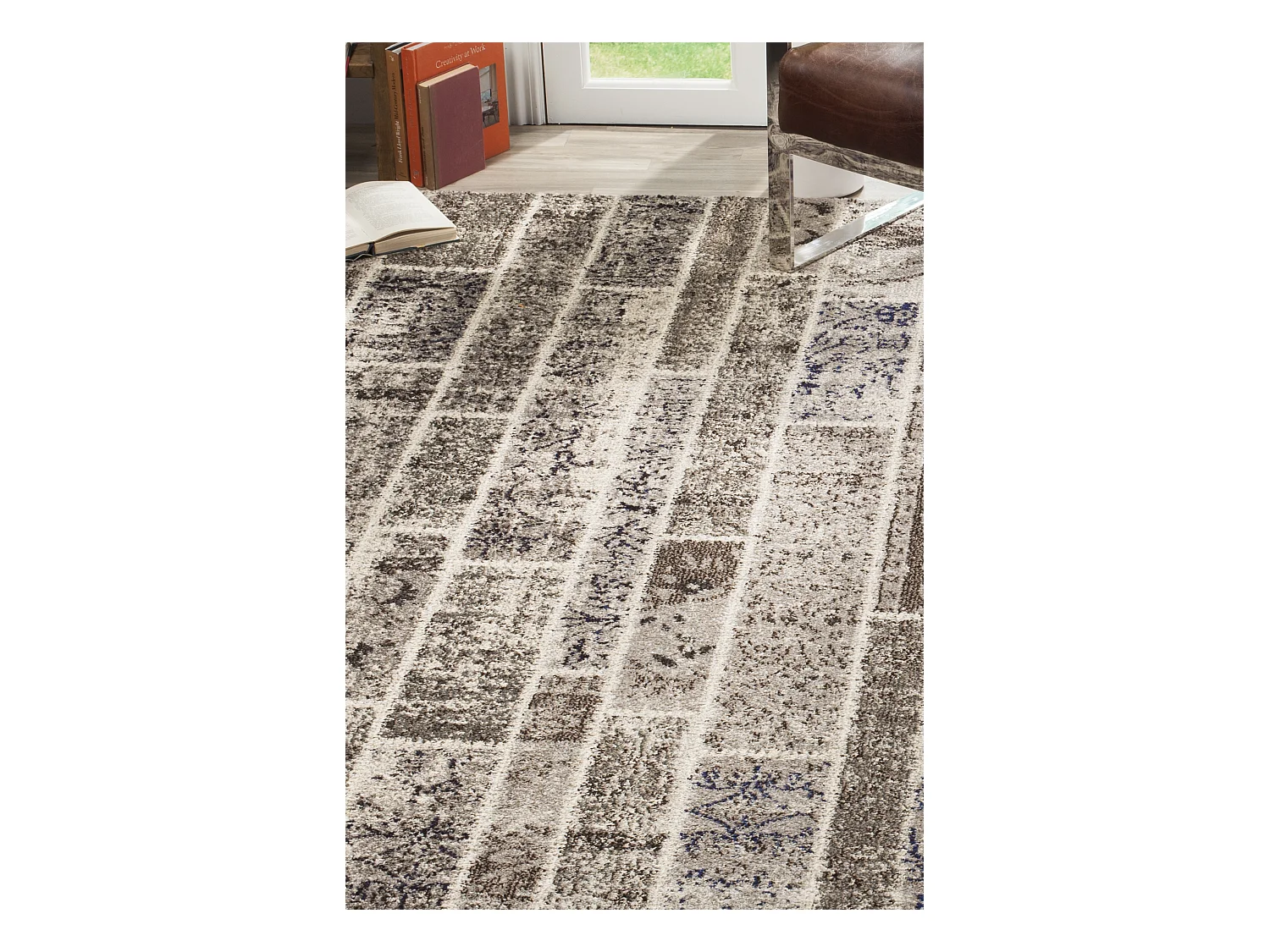 Tapis Neutre/Multicolore 122 X 170 cm - Effi