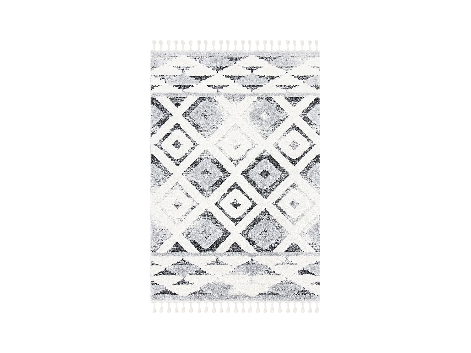 Tapis Gris/Neutre 91 X 152 cm - Jordyn