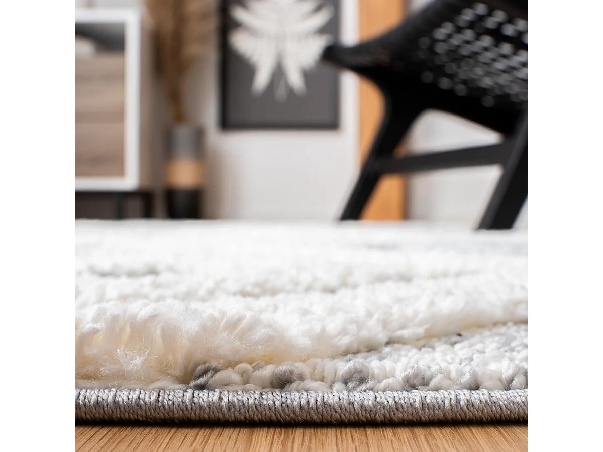 Tapis Gris/Neutre 91 X 152 cm - Jordyn