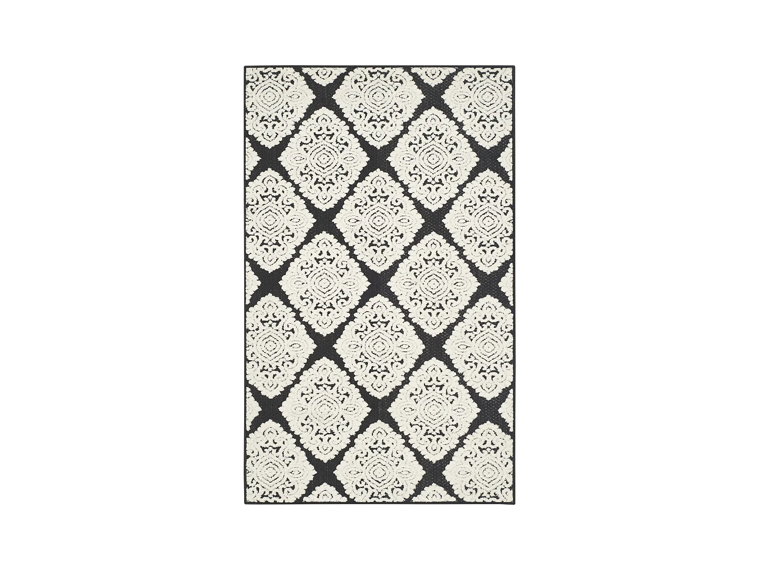 Tapis Gris/Neutre 122 X 183 cm - Wooster