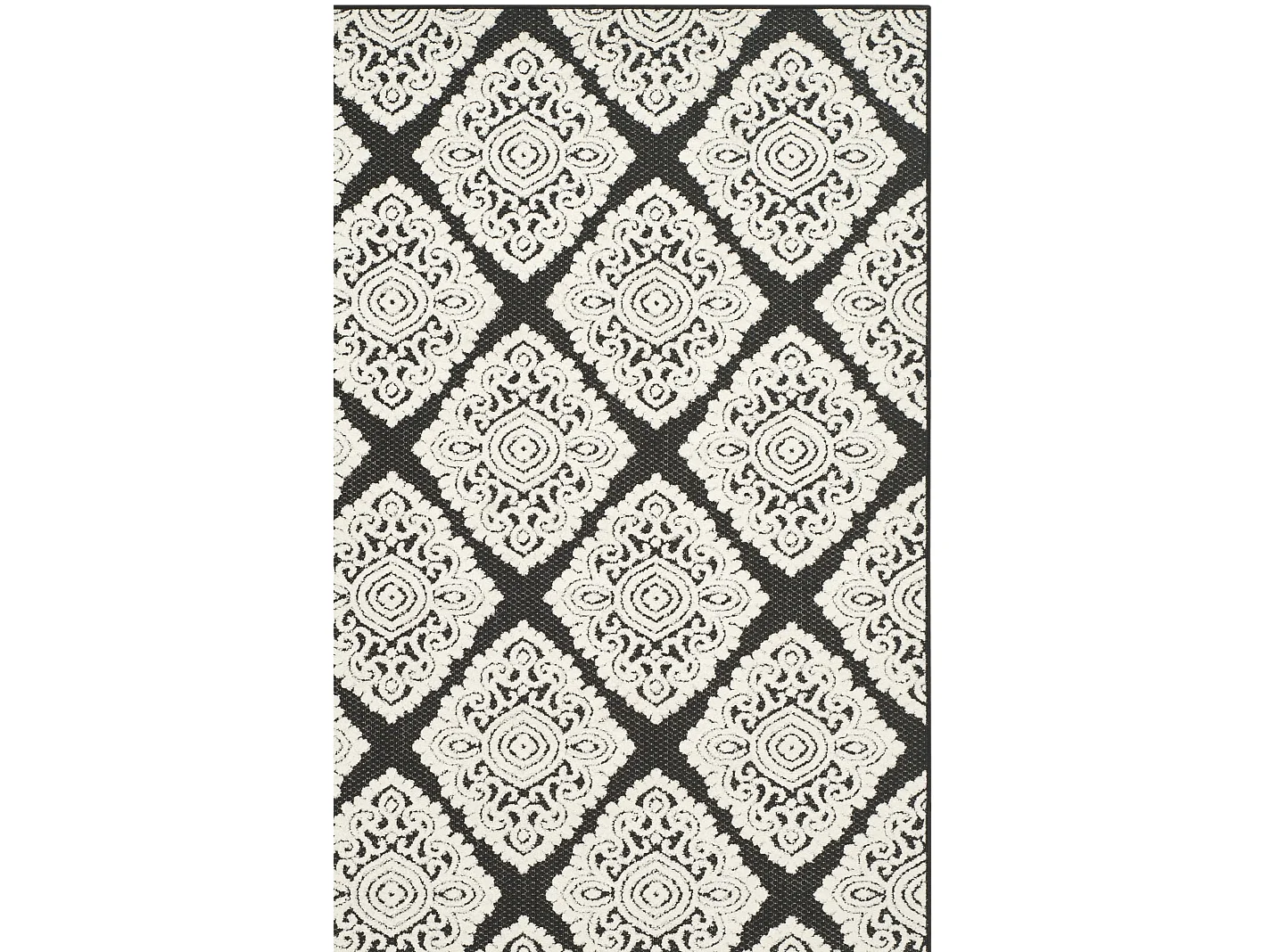 Tapis Gris/Neutre 122 X 183 cm - Wooster