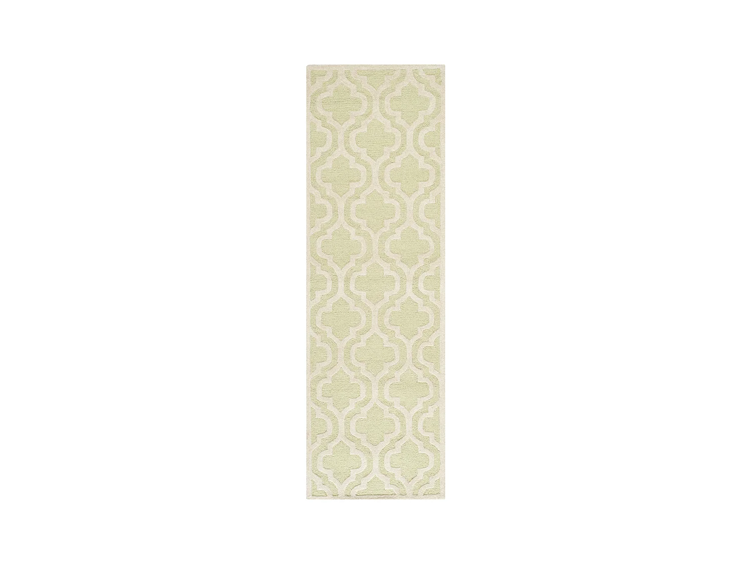 Tapis Vert/Neutre 76 X 244 cm - Oriana