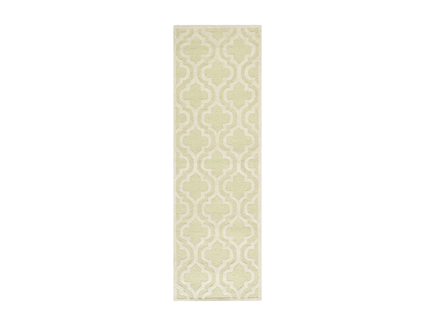 Tapis Vert/Neutre 76 X 244 cm - Oriana